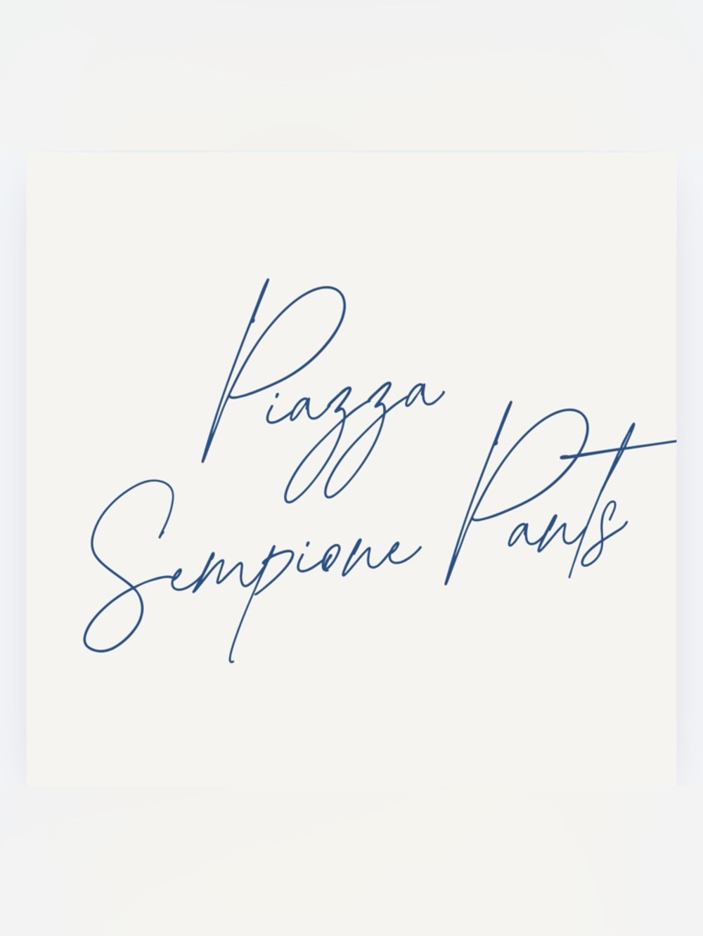 Piazza Sempione Pants